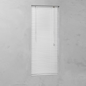 Cocoon Aluminijasta žaluzija 25 mm bela 60 cm x 130 cm