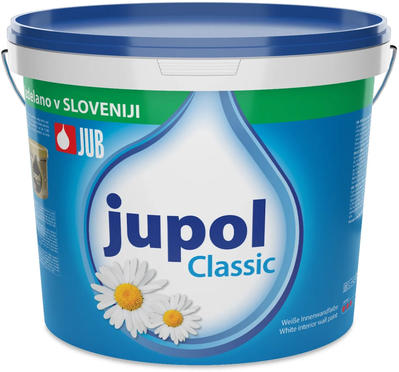 JUB Notranja zidna barva Jupol Classic bela 15 l