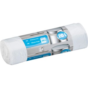 Vrečke za odpadke 20 l Prozorna 40 kosov