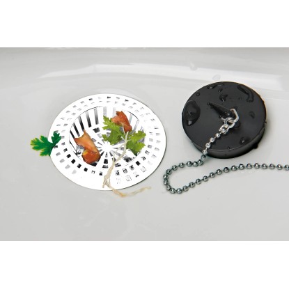 Wenko Sito za odtok belo 4-delni komplet