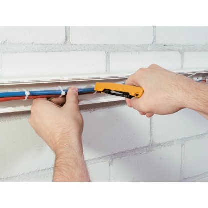 LUX-TOOLS Pištola za kabelske vezice Rdeča