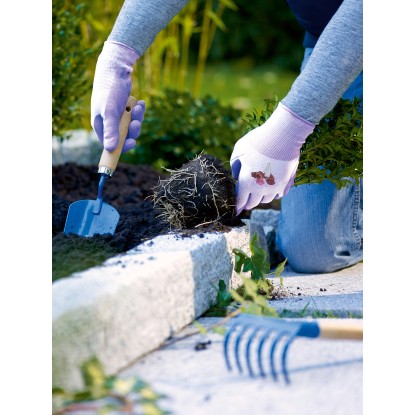 LUX-TOOLS Vrtne rokavice Lateks Lila Vel. 8