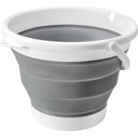 Zložljivo vedro 10 l sivo