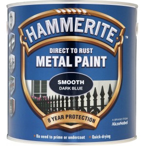 Hammerite Sijajni lak za kovino Smooth temno modra 750 ml