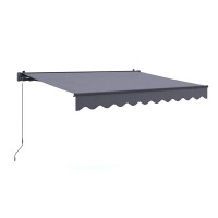 Markiza s pregibnimi rokami Aventura 300&nbsp;cm x 200&nbsp;cm Barva antracita