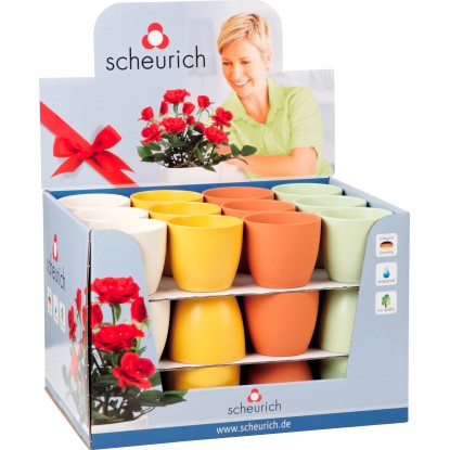 Scheurich Okrasni lonček 920 Ø 9 cm v različnih barvah