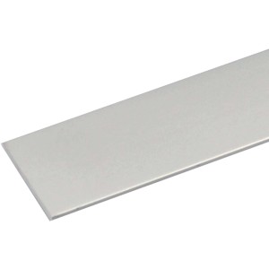 Arcansas Ploski drog, aluminij, srebrn eloksiran, 1000 x 20 x 5 mm