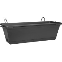 Ebertsankey Komplet korit za rože 28 cm x 50 cm x 20 cm Antracit