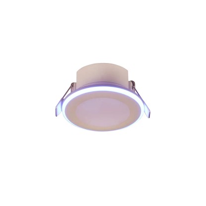 Trio Vgradna LED-svetilka Argus 1-plamenska bela mat Ø 8,2 cm