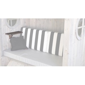 WEKA Komplet lesenih odlagalnih polic za vrtne ute Bozen in Merano Srebrnosiva