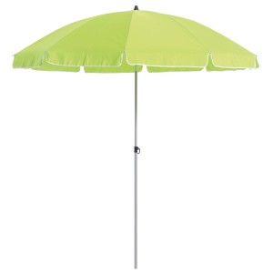 Balkonski senčnik Toluca Ø 200 cm svetlo zeleni s funkcijo Push-Up