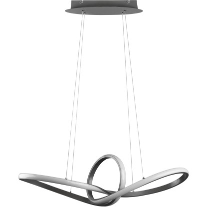 LED viseča svetilka Sansa 28 W 3200 s preklopnim zatemnilnikom nikelj mat