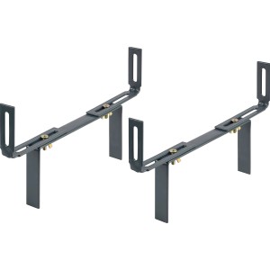 Nosilec za rastlinsko korito antracit nastavljiv v 2 dimenzijah