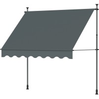 Vpenjalna markiza 2,5 m x 1,5 m antracit