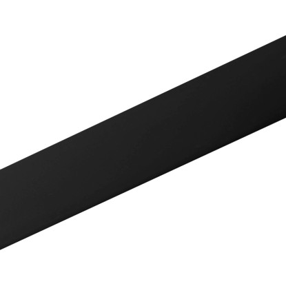 Arcansas Kotni profil 40 mm x 10 mm x 1.000 mm PVC mat črn