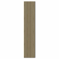 Denpanels Akustični panel ACU-Line temni hrast črn filc 240 cm x 52 cm