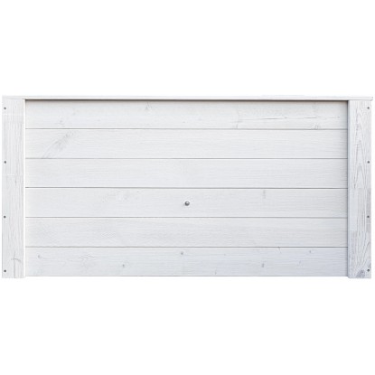 Visoka greda 150 cm x 76 cm x 79 cm krem FSC