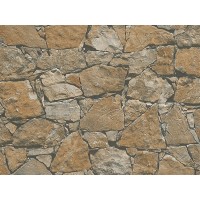 A.S. Creation Tapeta iz netkanega tekstila Dekora Natur 6 kamen rjava FSC
