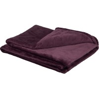 Odeja iz flisa Blush Bordeaux Temno vijolična 150 cm x 200 cm