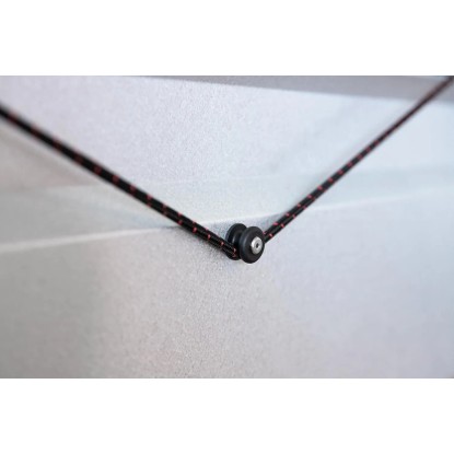 Prikolica Stema Basic 750 kg z visoko ponjavo 80 cm svetlo siva