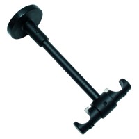 Gardinia Stropni nosilec za karniso Memphis odprti Črn 13,5 cm