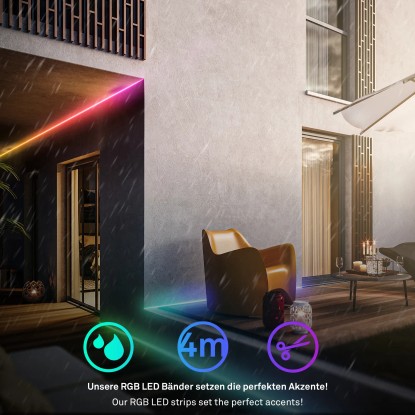Briloner Pimp your Stripe Razširitveni komplet LED-traka RGB/W 4 m IP44