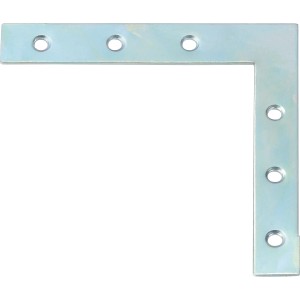 Vogalni kotnik ploščati pocinkani 100 mm x 100 mm x 15 mm
