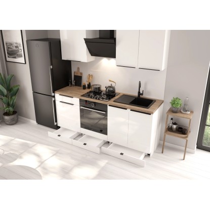 Kuhinjski set Belluno 200 cm bel