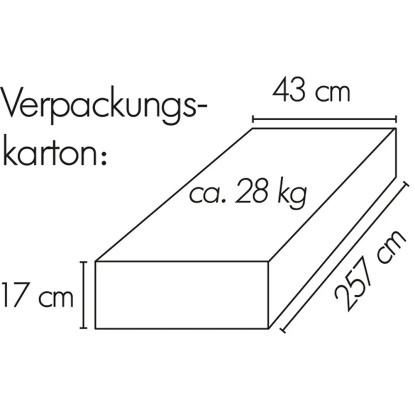 Schneider Senčnik Rhodos Ø 350 cm bordo z ročnim mehanizmom