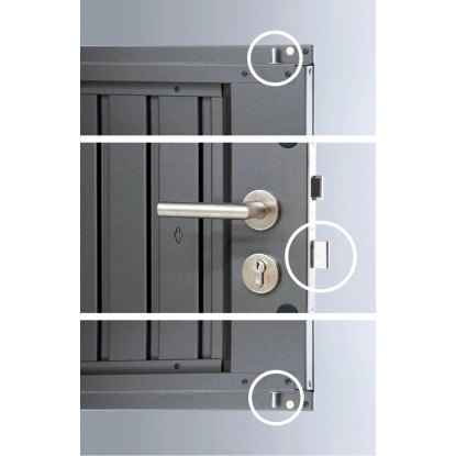 Biohort Kovinska lopa za orodje HighLine H2 krem. siva 275 x 195 cm enojna vrata