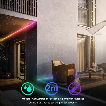 Briloner Pimp your Stripe Začetni komplet LED traka RGB/W 2 m IP44