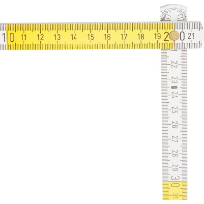 LUX-TOOLS Zložljivi leseni meter Comfort 2 m
