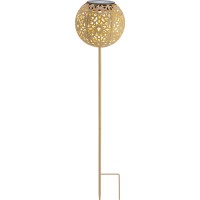 Solarna dekorativna svetlobna krogla LED peščena Ø 15 cm x 63 cm