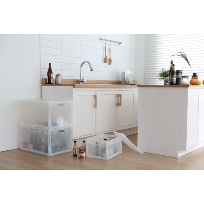 Eurobox-System Zaboj s polnimi stenami 40 x 30 x 22 cm črn