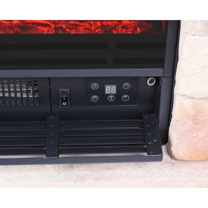 EL Fuego Električni kamin Kitzbühel Kamen z grelnikom 1,8 kW