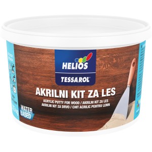 Tessarol Akrilni kit za les bela 0,75 kg