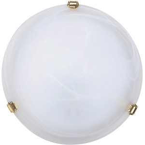 Rabalux Stropna svetilka Alabastro zlato bela E27/60 W/230 V