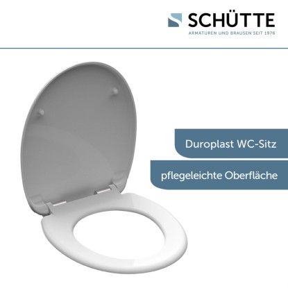 WC-deska Schütte Frog King, duroplast, z avtomatskim spuščanjem