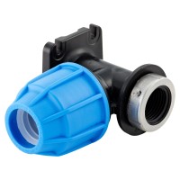 LUX-TOOLS Stenski priključek za PE-cevi Ø 20 mm x 18,6 mm (Rp 1/2")