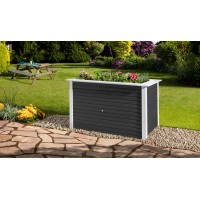 Weka Lesena visoka greda WekaLine 669 Antracit ŠxVxG: 81 cm x 131 cm x 91 cm