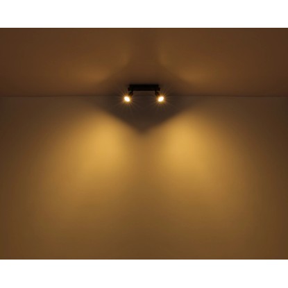 Globo Reflektor Drew 3-plamenski črna mat 400 x 60 x 90 mm