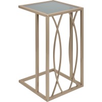Stranska mizica Blush Bordeaux Oglata 54 cm x 30 cm x 30 cm Zlata