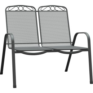Vrtna klop Sacramento 2-sedežna 98 cm x 101 cm x 70 cm jeklena mreža