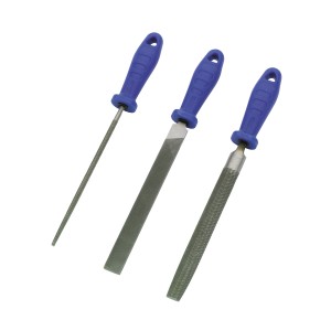 LUX-TOOLS Komplet pil 3-delni 200 mm Classic