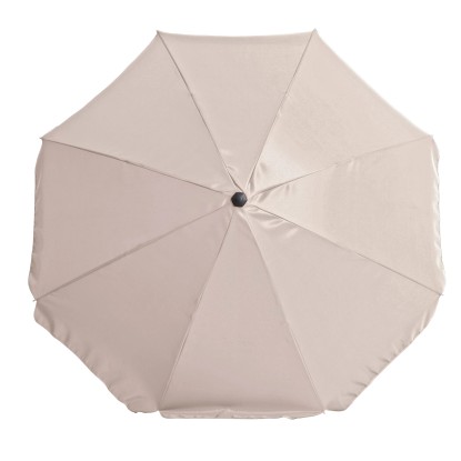 Balkonski senčnik Hernando Ø 200 cm Bež s potisno funkcijo Push-Up