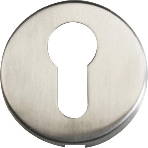 Alpertec Rozeta za profilni cilinder satinirano nerjavno jeklo 2 kosa