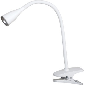 Rabalux LED Namizna svetilka s sponko Jeff bela 4,5 W/330 lm/230 V/3000 K