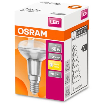 Osram Reflektorska LED-sijalka E14/4,3 W (345 lm), Topla bela svetloba