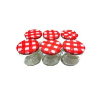 Kozarci za vlaganje 210 ml s pokrovom Ø 66 mm 6 kosov