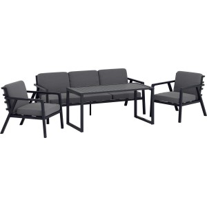 Komplet vrtnega pohištva Tamworth antracit 4-delni